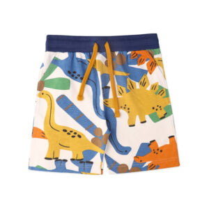 Kid's Printed Casual Shorts - Dragon Small Size