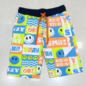 Kid's Printed Casual Shorts - Smile Small Size