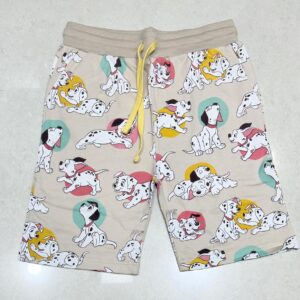 Kid's Printed Casual Shorts - Puppy Small Size