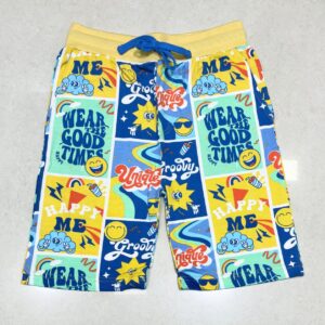 Kid's Printed Casual Shorts smile print